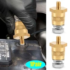 1pair Battery Pole Adapter Terminal Connector Fittings M6 M8 Thread Post Adapter