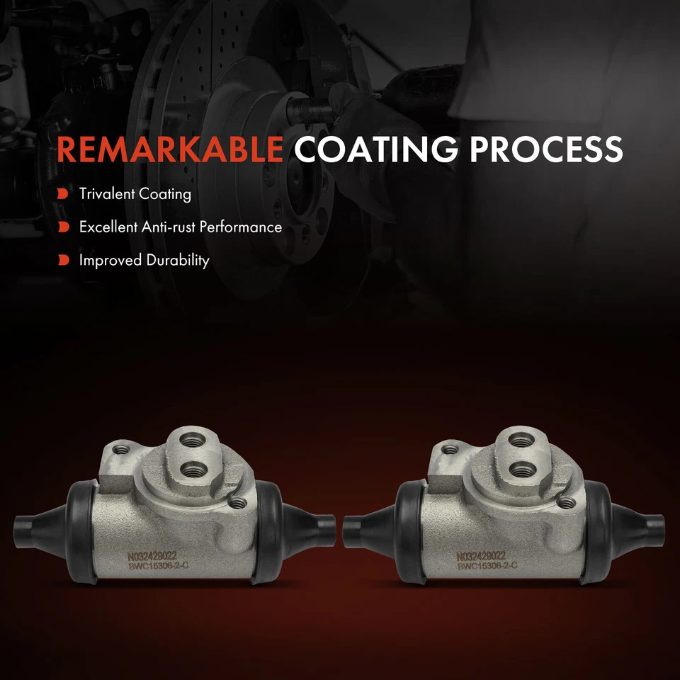 2 цилиндра барабанного тормоза для заднего International Harvester L150 диаметр отверстия 1,375 дюйма - Изображение 3 из 4