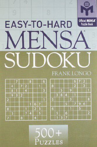 Easy-to-Hard Mensa Sudoku, Frank Longo - Picture 1 of 2