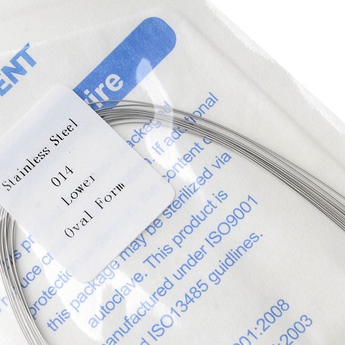 Dental Orthodontic Arch Wire Wires Oval Form Stainless Steel Round/Rectangular - Photo 27/208