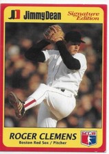 1991 Jimmy Dean Baseball Roger Clemens Red Sox