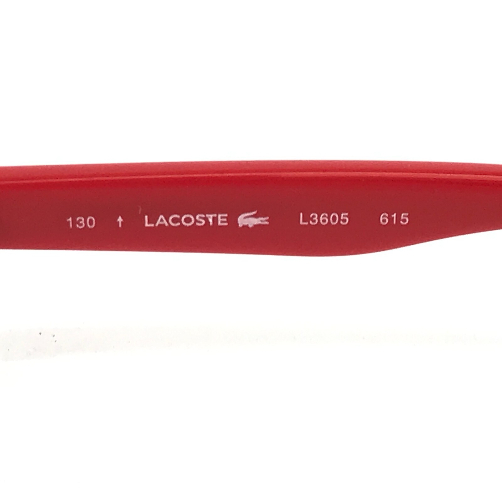 Lacoste Kids Eyeglasses Frames L3605 615 Red Rectangle Full Rim 45-14-130 thumbnail 12