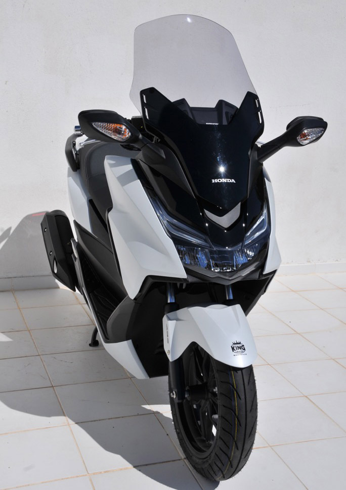 Pare saute vent Ermax Honda Forza 125 2016 brise bulle gris 57cm