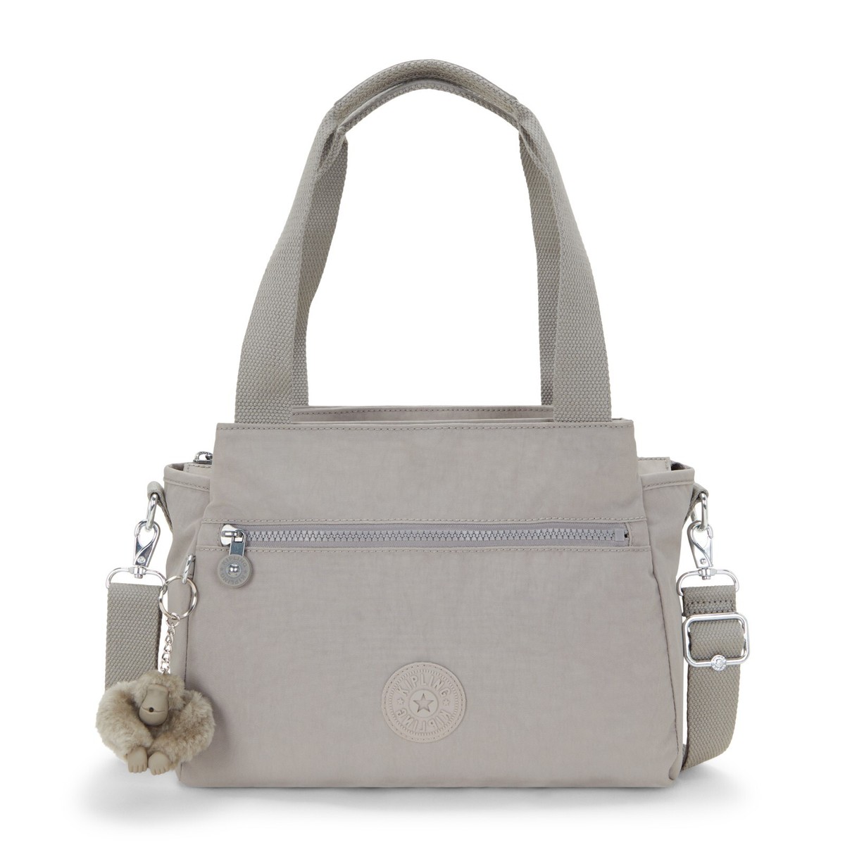 Kipling ELYSIA Medium Shoulder Bag - Grey Gris RRP £98 | eBay