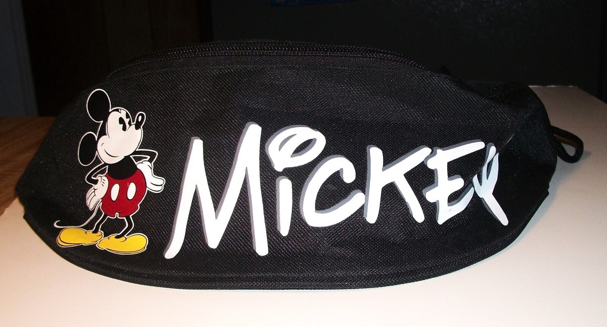 Vintage‎ Disney Mickey Mouse Mini Backpack and Fanny Pack Set Black Neoprene Vintage Mickey Fanny Pack - Etsy main image 3