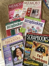Scrapbook And Paper Crafts Magazine Lot - Of 6  Awesome Collection