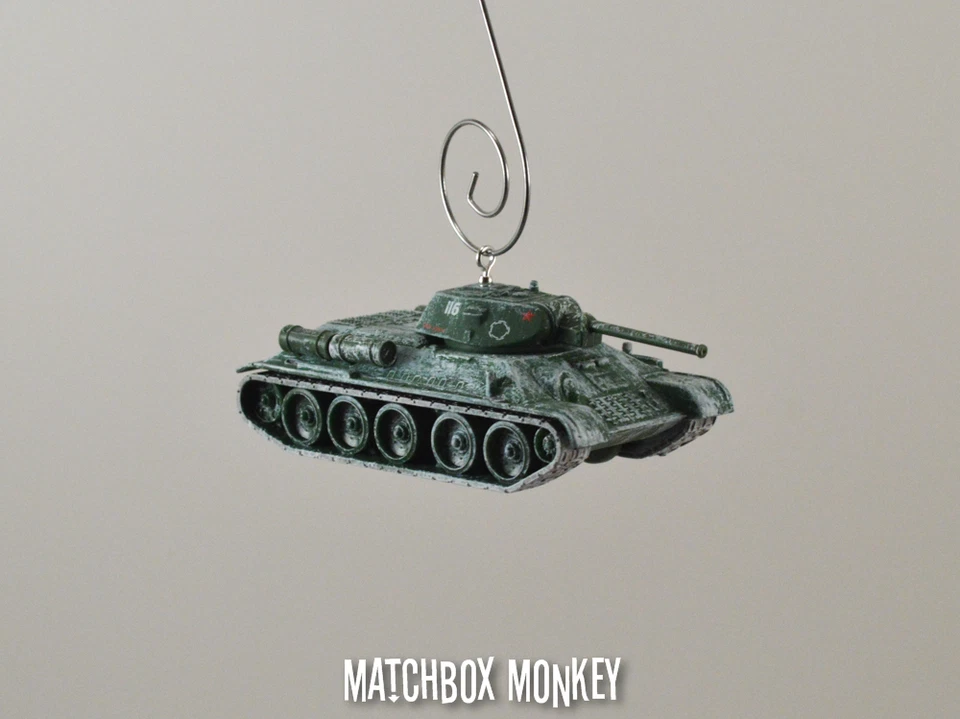 Soviet T34/76 Tank 8th Tank Army Battle for Stalingrad Christmas Ornament 1/100 - Image 3 of 4