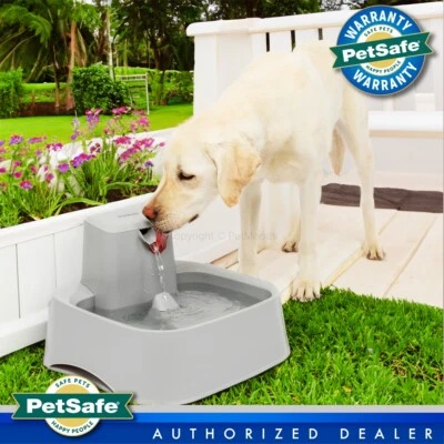 PetSafe PWW00-16468 Drinkwell 2 Gal Large Pet Dog Cat Fountain & Dishwasher Safe
