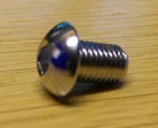 1 Chrome Storehouse Single 5/16-24 X 1/2 Inch Button Head Bolt BC20311 T