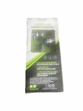 PUGG Earbuds with Inline Hands Free Mic Electric Blue 3.5mm audio plug 4' Cable