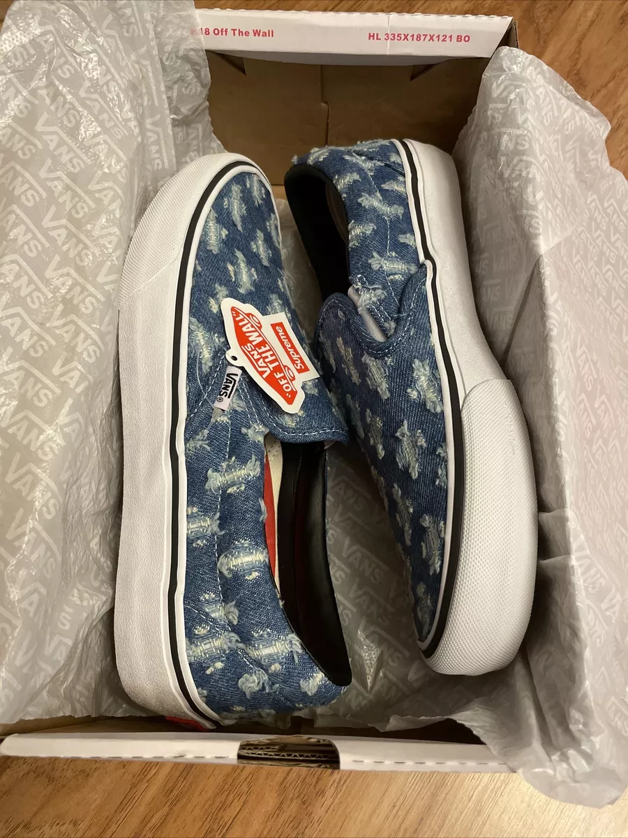 supreme vans slip