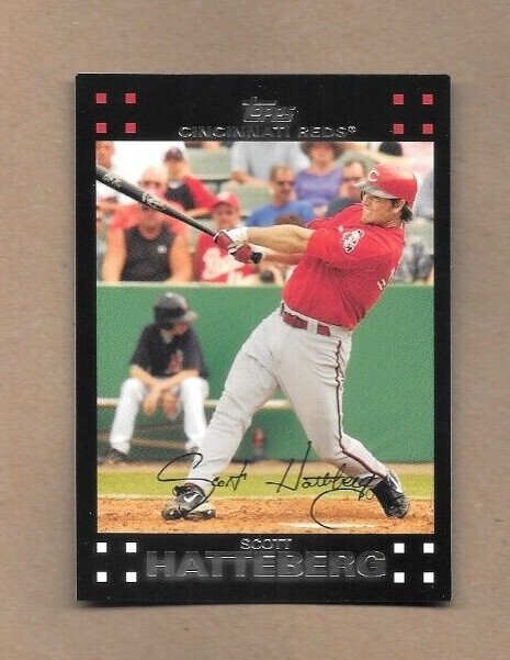 2007 Topps Baseball Scott Hatteberg Team Set Card #CIN2 Reds NM-