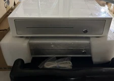 Clover Cash Register Drawer D100 With Keys And Connection Line