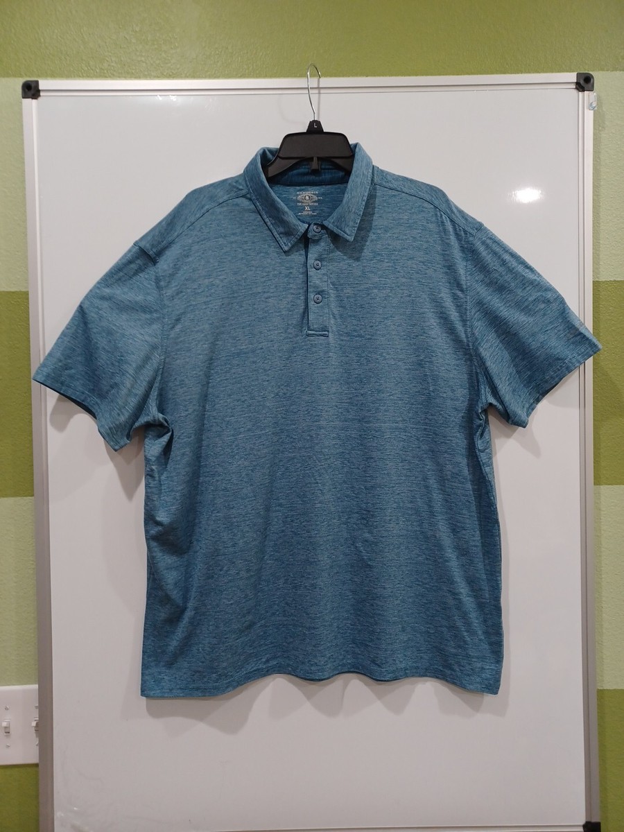 NNT Bass XL Men's Blue Heathered Polo Shirt