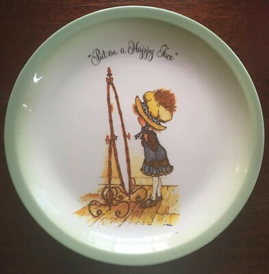Vintage 1972 Holly Hobbie Put On A Happy Face Collector Plate American Greetings