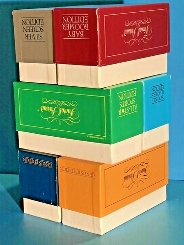 Vintage TRIVIAL PURSUIT "CLASSIC" LOT ~ 3,000 Cards ~ 6 early editions ~ LOOK!