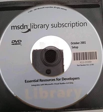 Microsoft MSDN Subscriptions Library October 2001