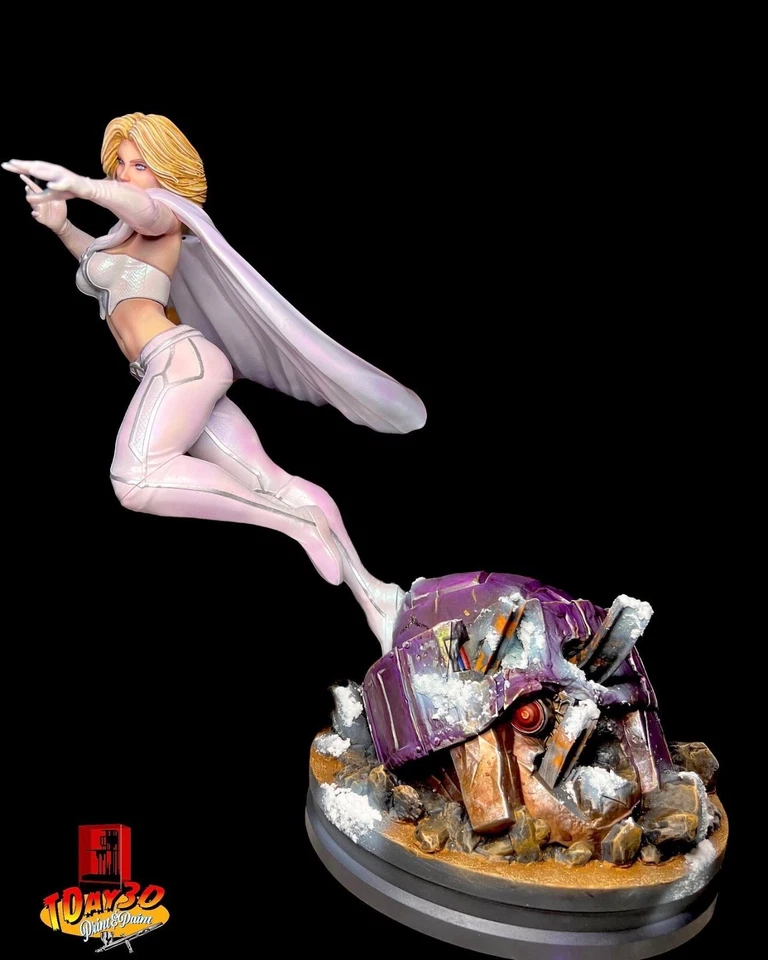 3D Printed 16K Fan Made Statue 1:6 Scale MARVEL X-Men - Emma Frost UNPAINTED - Image 4 of 4