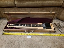 Vintage Supro Electric Steel Lap Electric Guitar Case Rare Slide Hawaiian 16s1