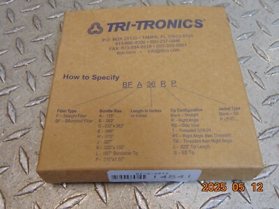 TRI-TRONICS BF-A-48TR FIBER OPTIC LIGHT GUIDE