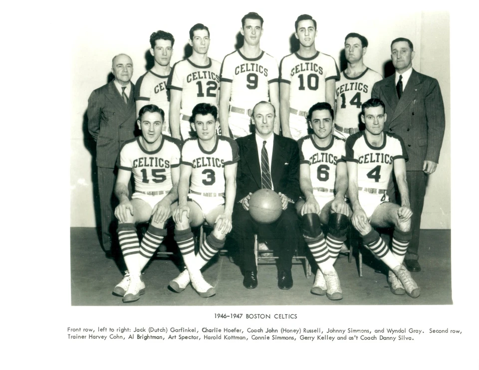 1946 1947 BOSTON CELTICS 8X10 TEAM PHOTO BASKETBALL NBA