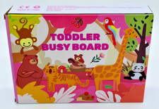 Montessori Toddler Busy Board Sensory Activity Educational Travel Toy Book