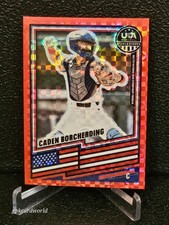 2026 PANINI STARS AND STRIPES CADEN BORCHERDING RED POWER 12/149 TEAM USA