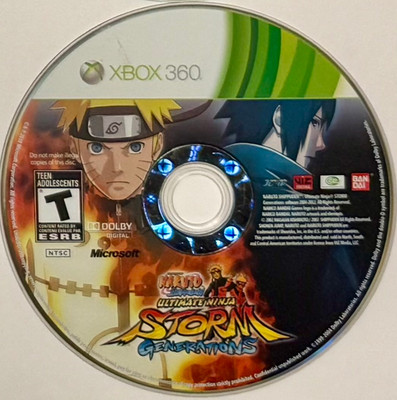 Naruto Shippuden Ultimate Ninja Storm Generations Microsoft Xbox 360 - Disc Only