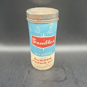 Vintage Gambles Rubber Repair Kit With Contents 