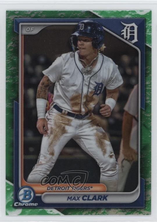 2024 Bowman Chrome Prospects Lunar Glow Refractor Max Clark #BCP-74 1k0w