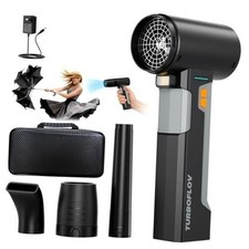 Cordless Car Dryer Air Blower, 1.6KG Turbo Thrust,4-Speed Charcoal Black
