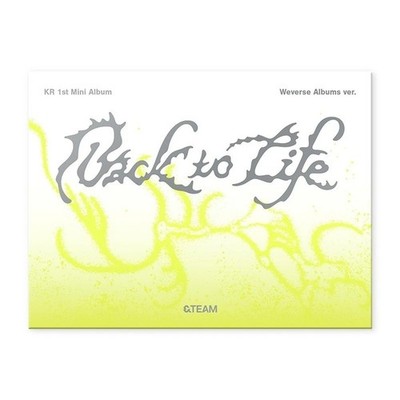 &TEAM BACK TO LIFE KR 1st Mini Album PHOTO CARD BOX(WEVERSE Ver)/QR+12Photo Card