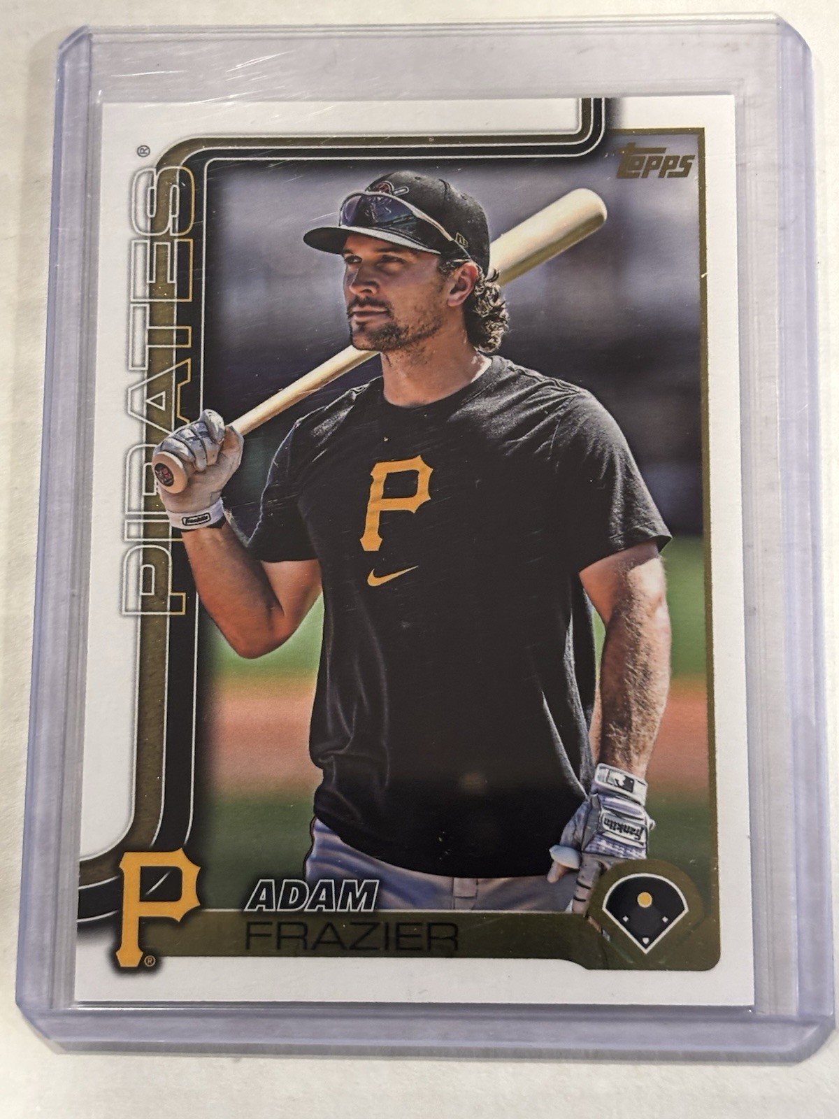 2025 Topps Update Adam Frazier Golden Mirror SSP Pittsburgh Pirates #US51 IV