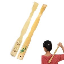 Natural Bamboo Back Scratcher Long Reach Pick Itch Relief Tool Portable US