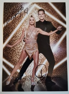 Strictly Come Dancing 2021. Nadiya Bychkova & Dan Walker Autographed 7x5 Photo