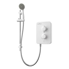 Image of Gainsborough Slim Mono 8.5kW Electric Shower White Single GSM85