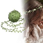 Green Hanging Leaves Garland Greenery Accessories Artificial Wreath