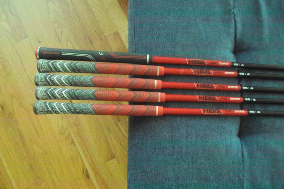 KBS MAX 65 – 8 Manches Graphite 3-PW – Flex Régulier – .355 Tip – Neufs