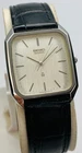 Vintage Seiko Tank White Dial 6030-5150 Men's Quartz Watch