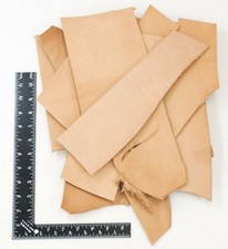 2LB Vegetable Tan Tooling Cowhide Leather Scraps 6-10 oz. Thickness Pieces