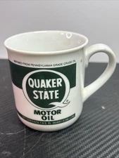 Vintage 8 Ounce Quaker State Motor Oil Coffee Mug
