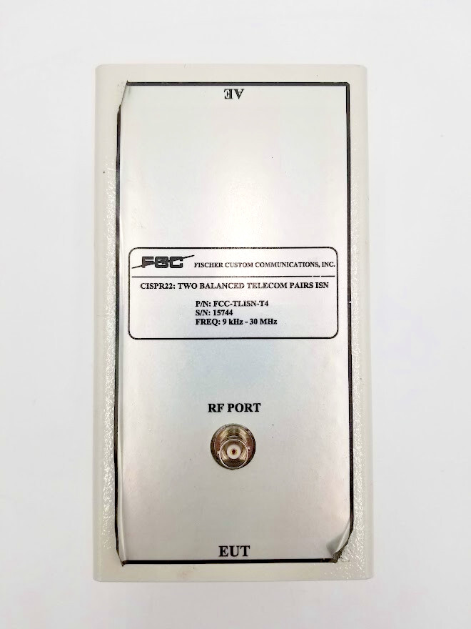 Fischer CISPR 22 Impedance Stabilization Network 9 kHz - 30 MHz FCC-TLISN-T4