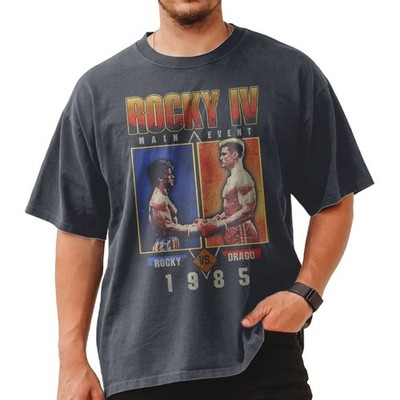 Rocky Balboa T-Shirt Movie 1985 IVAN DRAGO IV MAIN EVENT New Licensed Cotton