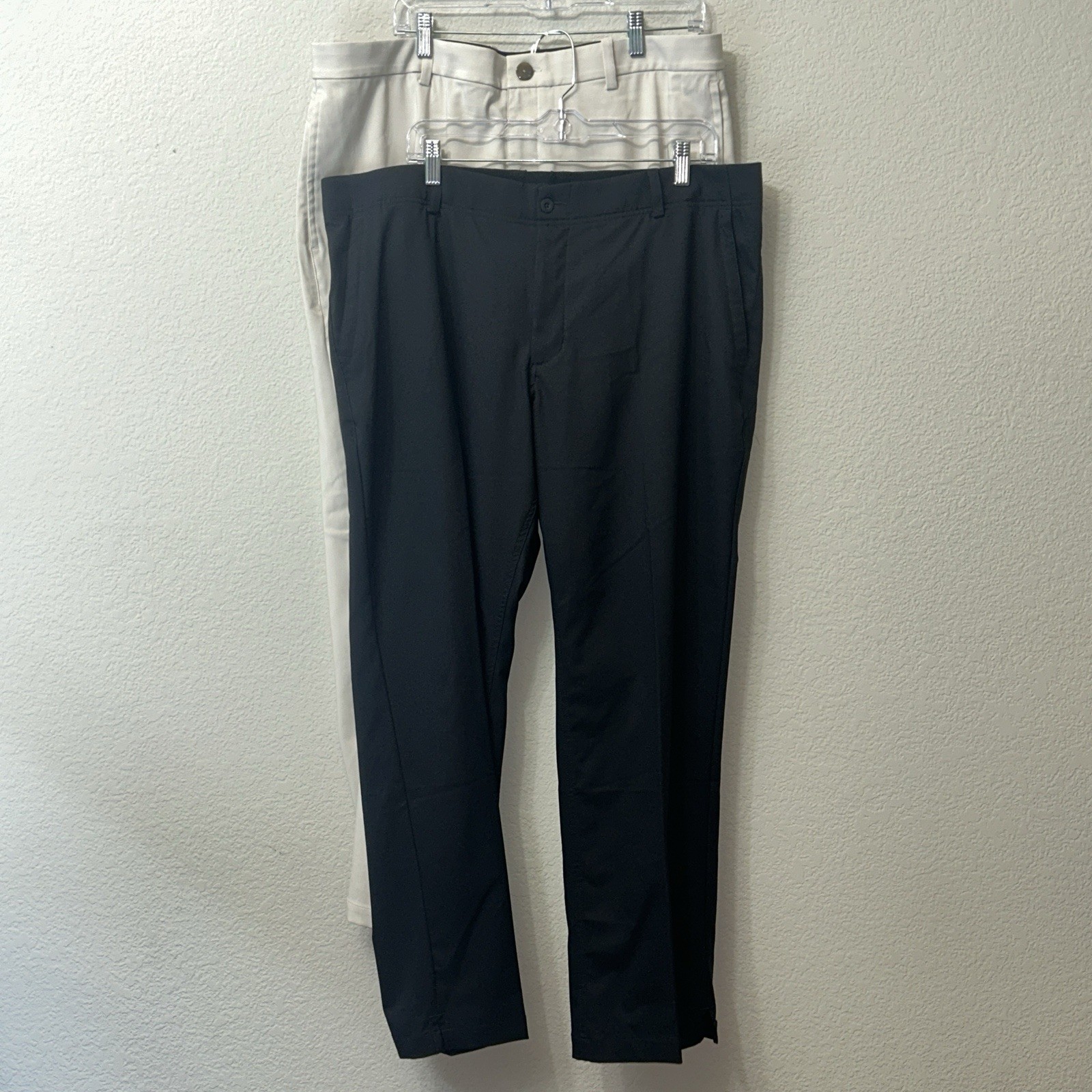 Dress Pants Mens 40x30 Black Khaki Athletic Performance