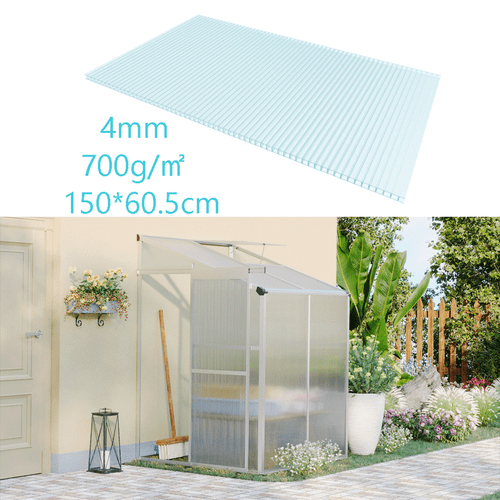 14 Pack Clear Polycarbonate Roofing Sheets 4mm Twinwall Panels Greenhouse Sheet - Picture 12 of 12