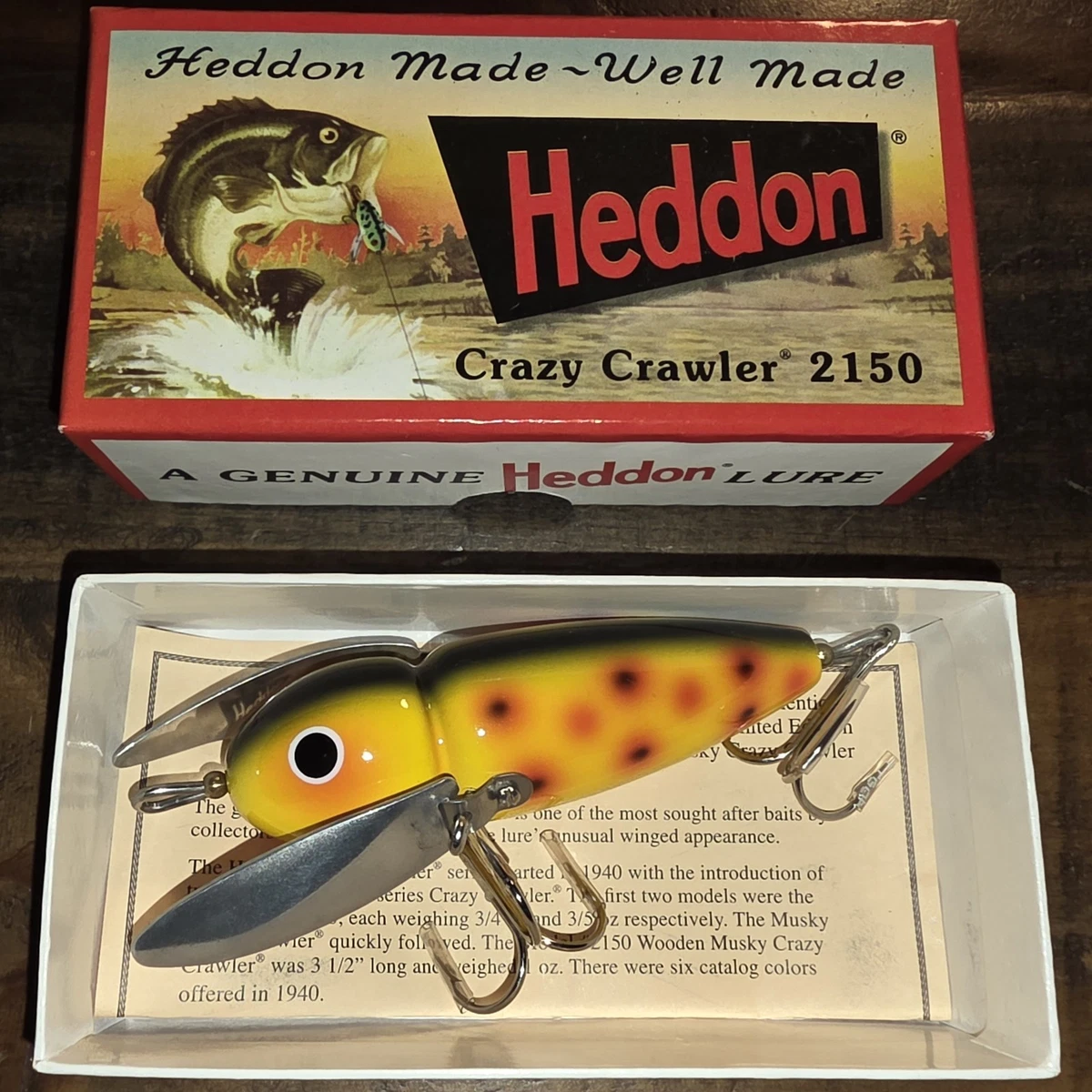 Heddon Muskie Vintage Fishing Lures for sale | eBay