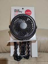 deal worthy tripod fan Black