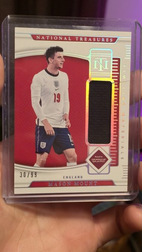 2022  National Treasures FIFA  Mason Mount Patch /99 GAME/MATCH WORN ENGLAND