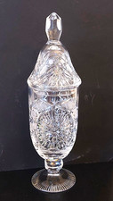 Gro&szlig;e Deckeldose-Bonbonniere-Pokal 38cm Bleikristal(Nachtmann/Anna H&uuml;tte Stil )