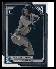 2024 Bowman #BCP-77 John Cruz Chrome Prospects